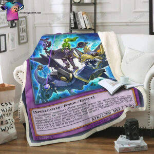 Game Yu Gi Oh El Shaddoll Winda Full Print Soft Blanket