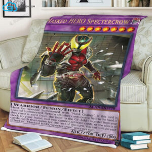 Game Yu Gi Oh Masked Hero Specter Crow Soft Blanket