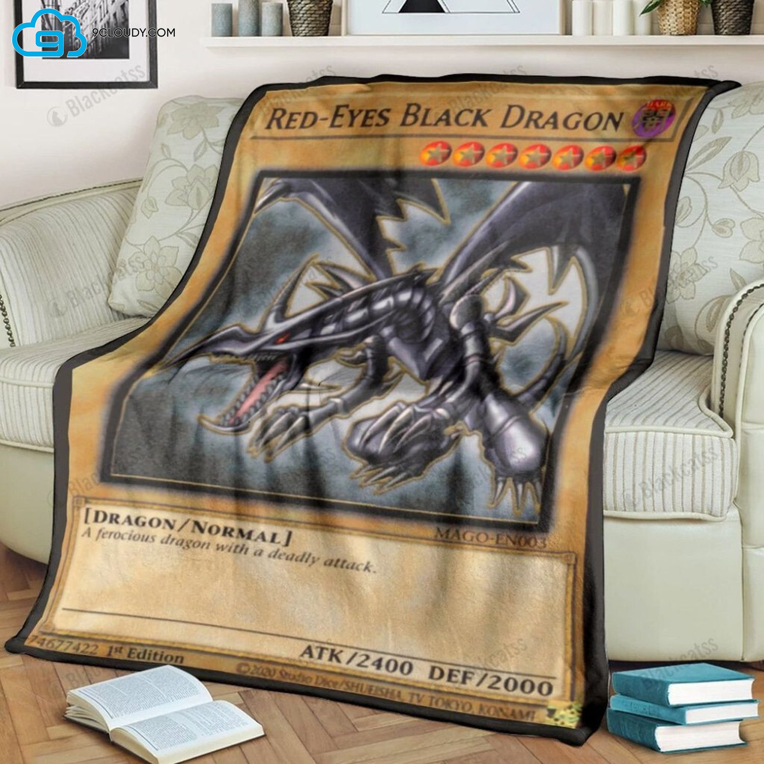 Game Yu Gi Oh Red Eyes Black Dragon Soft Blanket Game Yu Gi Oh Red Eyes Black Dragon Soft Blanket