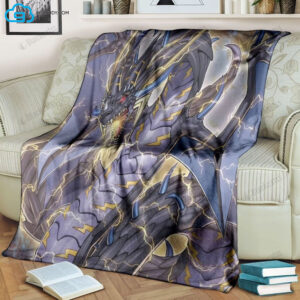 Game Yu Gi Oh Thunder Dragon Colossus Soft Blanket