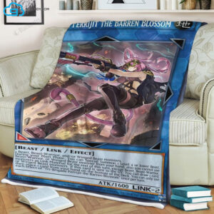 Game Yu Gi Oh Tri Brigade Ferrijit The Barren Blossom Soft Blanket