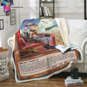 Game Yu Gi Oh Tri Brigade Kitt Full Print Soft Blanket