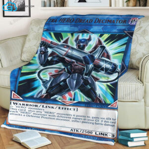 Game Yu Gi Oh Xtra Hero Dread Decimator Soft Blanket
