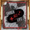 Gamer For Life Quilt Blanket