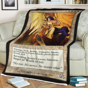 Gamet Mtg Akroma Angel Of Wrath Sherpa Blanket