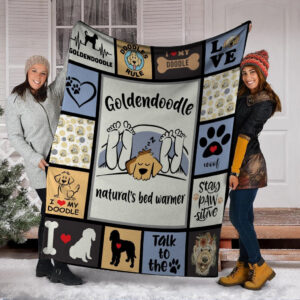 Goldendoodle Naturals Bed Warmer Fleece Blanket