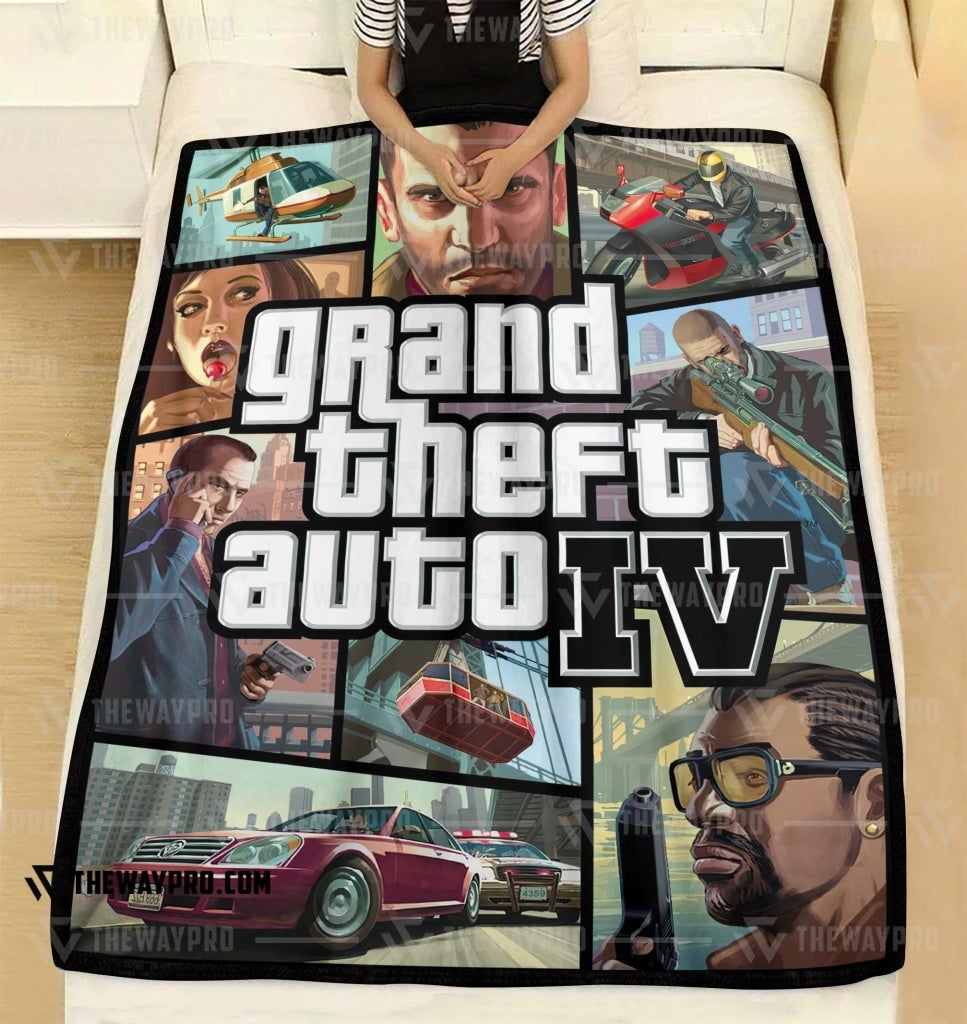 Grand Theft Auto Iv Blanket Grand Theft Auto Iv Blanket
