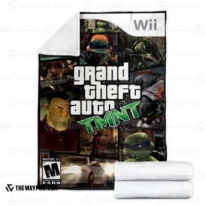Grand Theft Auto Tmnt Teenage Mutant Ninja Turtles Blanket