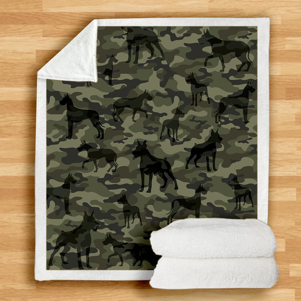Great Dane Camo Blanket Great Dane Camo Blanket