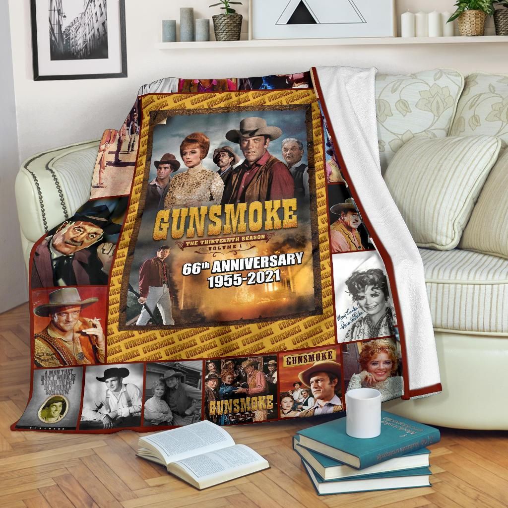 Gunsmoke 66Th Anniversary Blanket Gunsmoke 66Th Anniversary Blanket