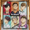 Haikyuu Captains Quilt Blanket