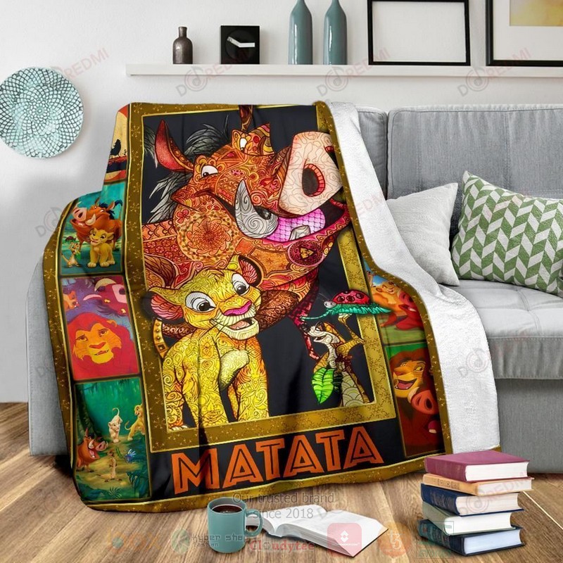 Hakuna Matata Cartoon Blanket Hakuna Matata Cartoon Blanket