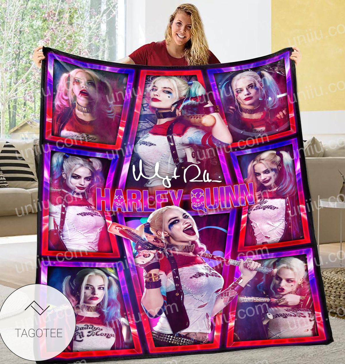 Harley Quinn Marvel Hero Blanket Harley Quinn Marvel Hero Blanket