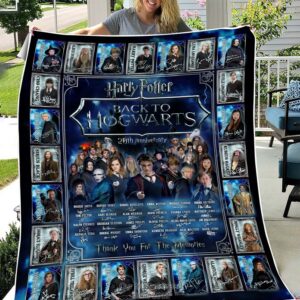 Harry Potter Back To Hogwarts Thank You For The Memories Blanket