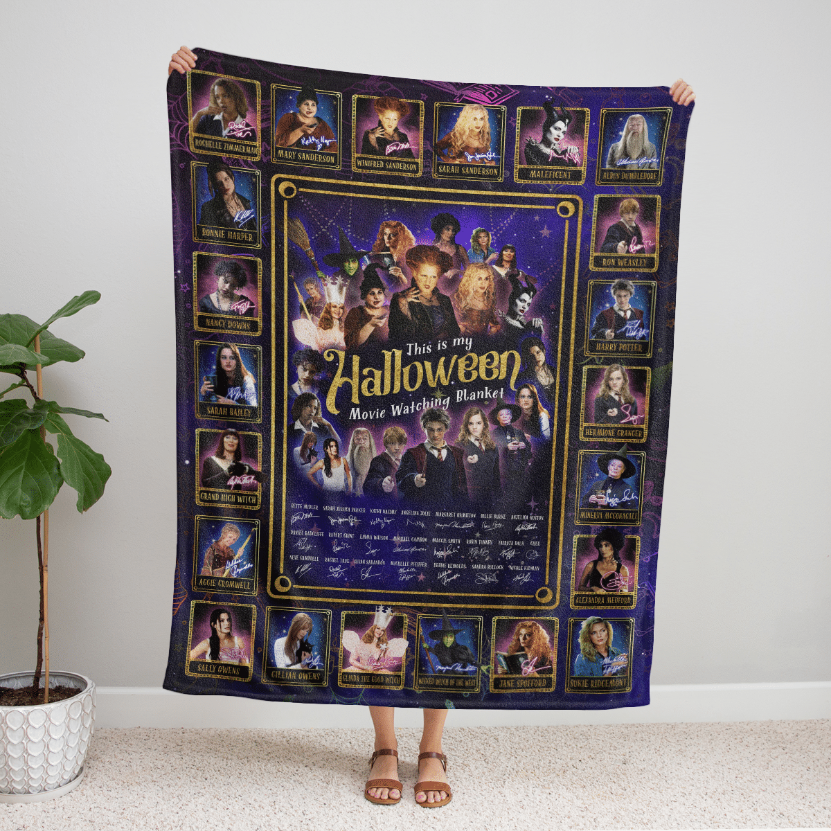 Harry Potter Hocus Pocus This Is My Halloween Movie Watching All Witches Movies Blanket Harry Potter Hocus Pocus This Is My Halloween Movie Watching All Witches Movies Blanket