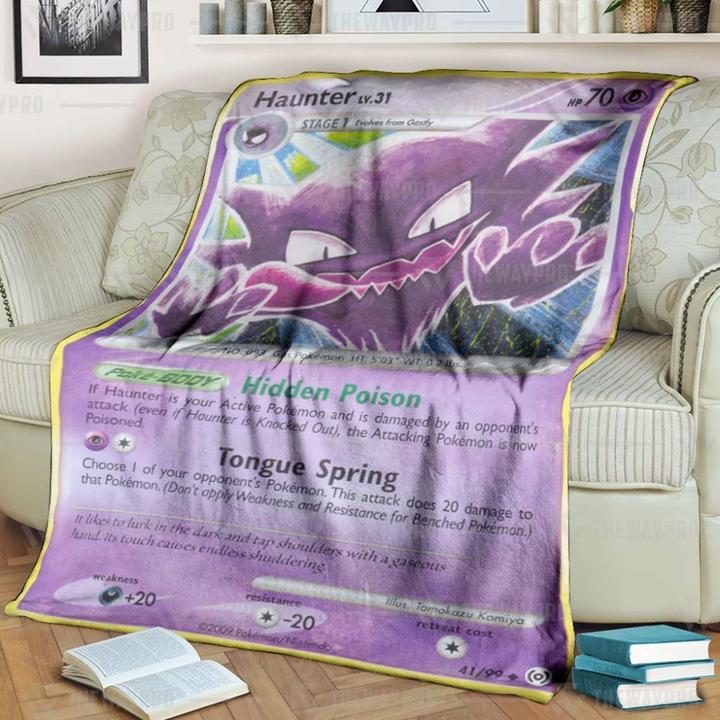 Haunter Pokemon Blanket Haunter Pokemon Blanket
