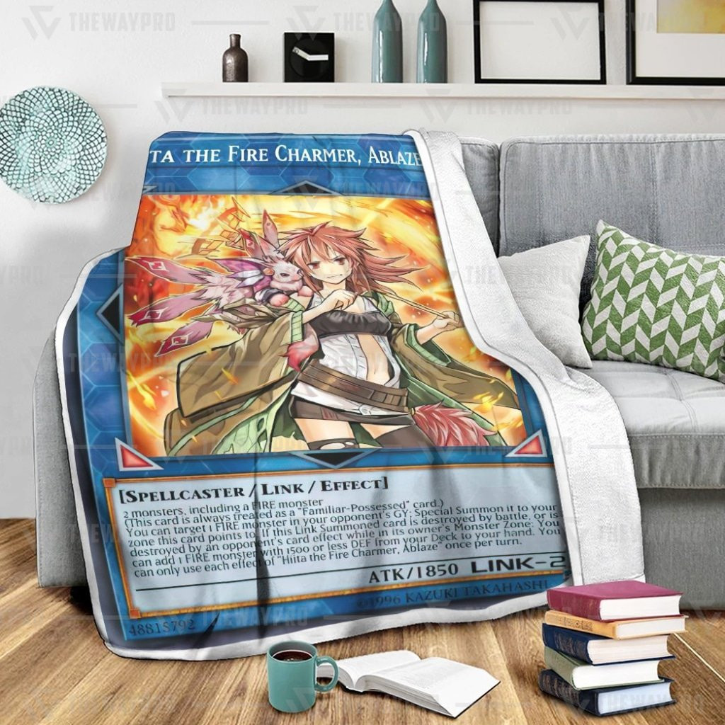 Hiita The Fire Charmer Ablaze Yu Gi Oh Blanket Hiita The Fire Charmer Ablaze Yu Gi Oh Blanket