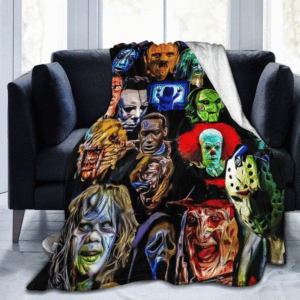 Horror Movie Watching Fleece Blanket