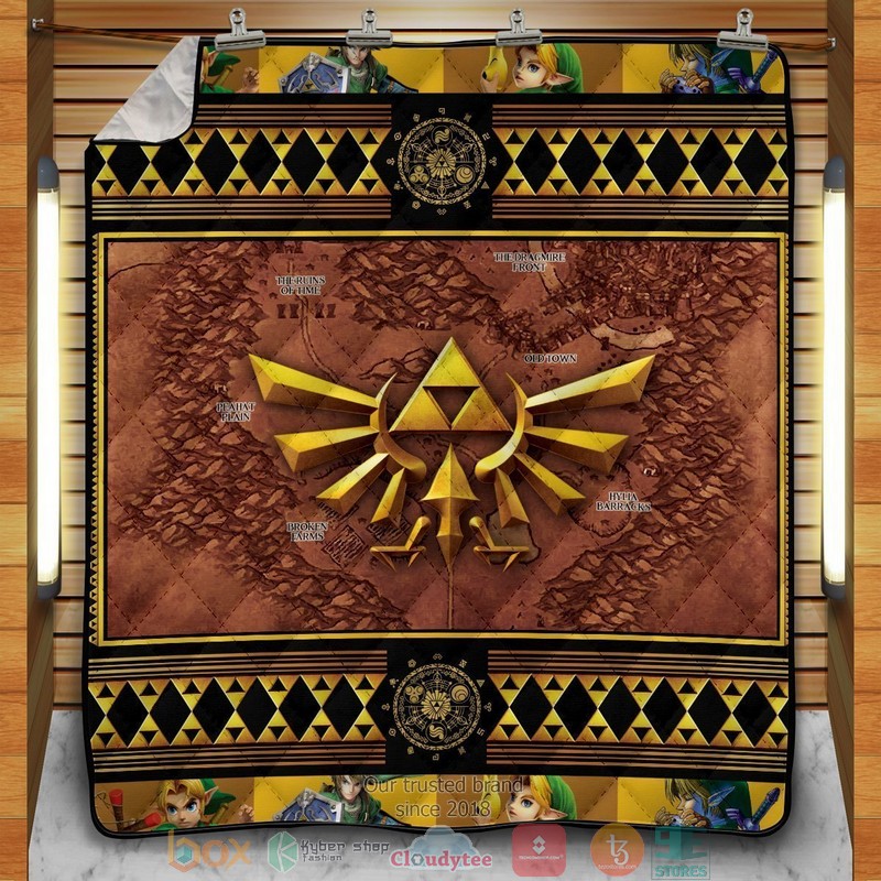 Hyrule Wingcrest Quilt Blanket Hyrule Wingcrest Quilt Blanket