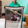 Iron Man Human Genius Fleece Blanket