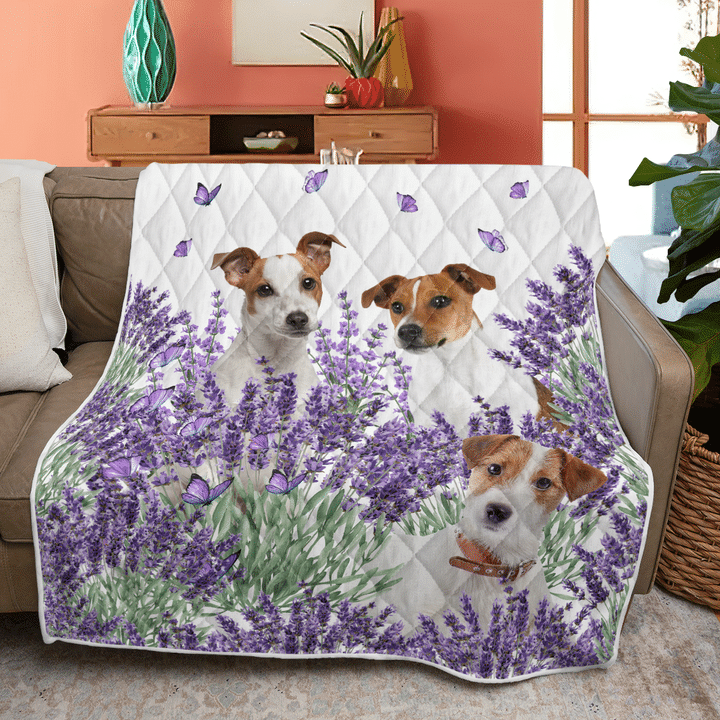Jack Russell Quilt Blanket Jack Russell Quilt Blanket
