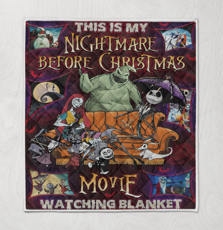 Jack Skellington Sally Oogie Boogie This Is My Nightmare Before Christmas Movie Watching Blanket Quilt 2 Jack Skellington Sally Oogie Boogie This Is My Nightmare Before Christmas Movie Watching Blanket Quilt 2