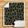 Jack Russell Camo Blanket