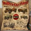 Jeep Willys Overland Vintage Blanket