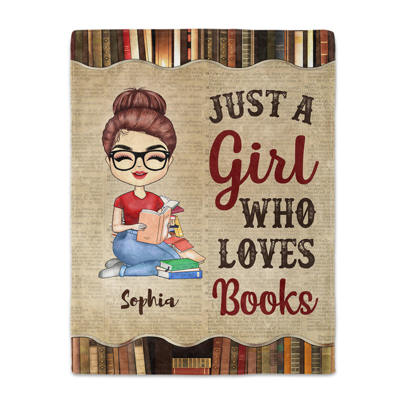 Just A Who Loves Books Blanket Just A Who Loves Books Blanket