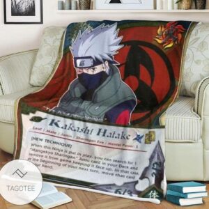 Kakashi Hatake Anime Blanket Tagotee