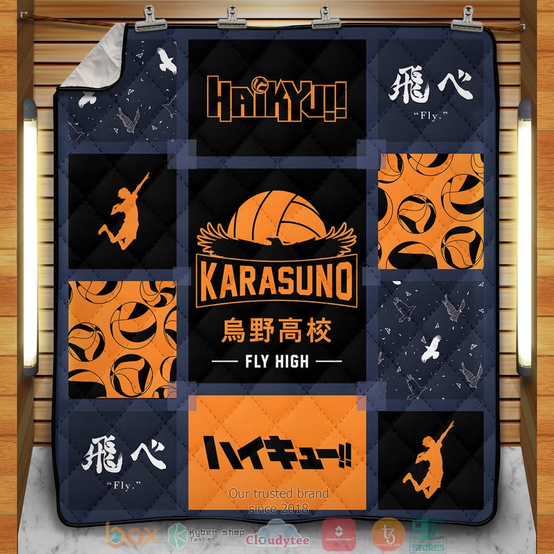 Karasuno Cozy Quilt Blanket Karasuno Cozy Quilt Blanket