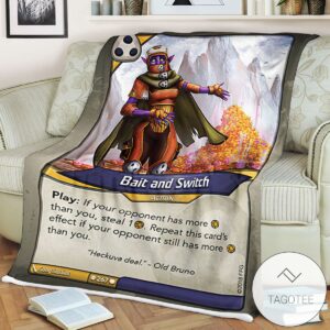Kf Bait And Switch Keyforge Fleece Blanket
