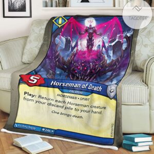 Kf Horseman Of Death Fleece Blanket