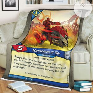 Kf Horseman Of War Fleece Blanket Tagotee