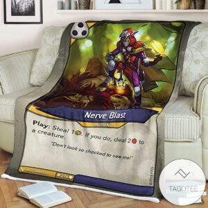 Kf Nerve Blast Keyforge Fleece Blanket