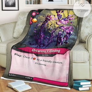 Kf Ortannus Binding Fleece Blanket