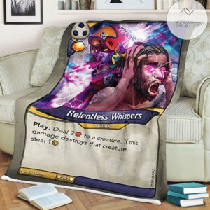 Kf Relentless Whispers Fleece Blanket