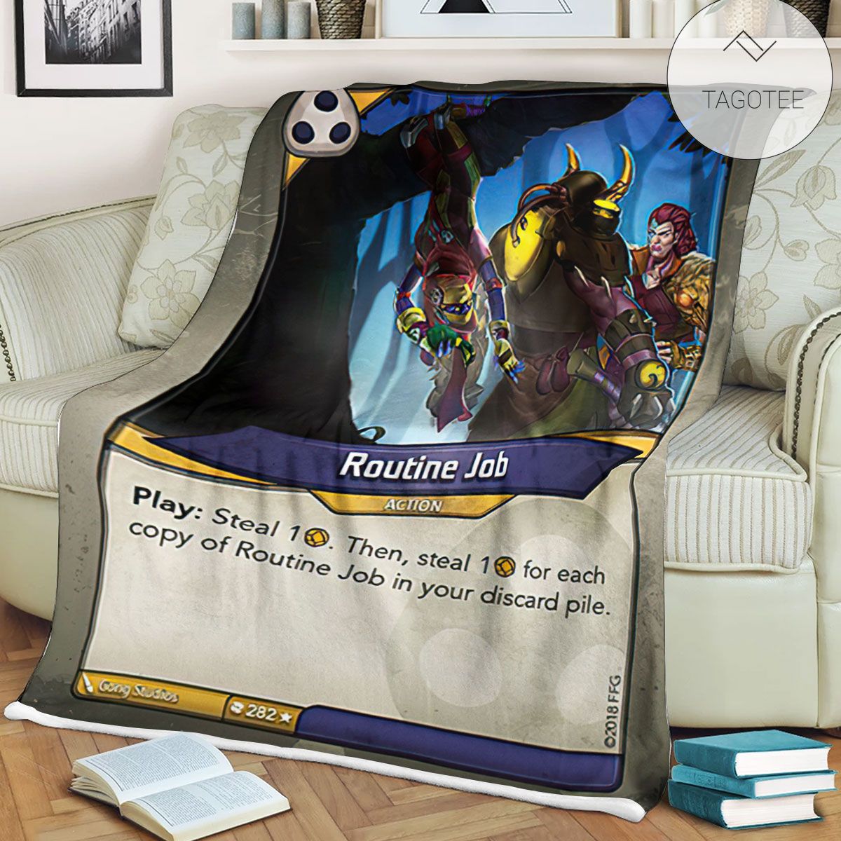Kf Routine Job Fleece Blanket Kf Routine Job Fleece Blanket