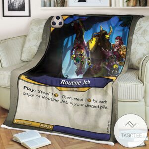 Kf Routine Job Keyforge Fleece Blanket Tagotee