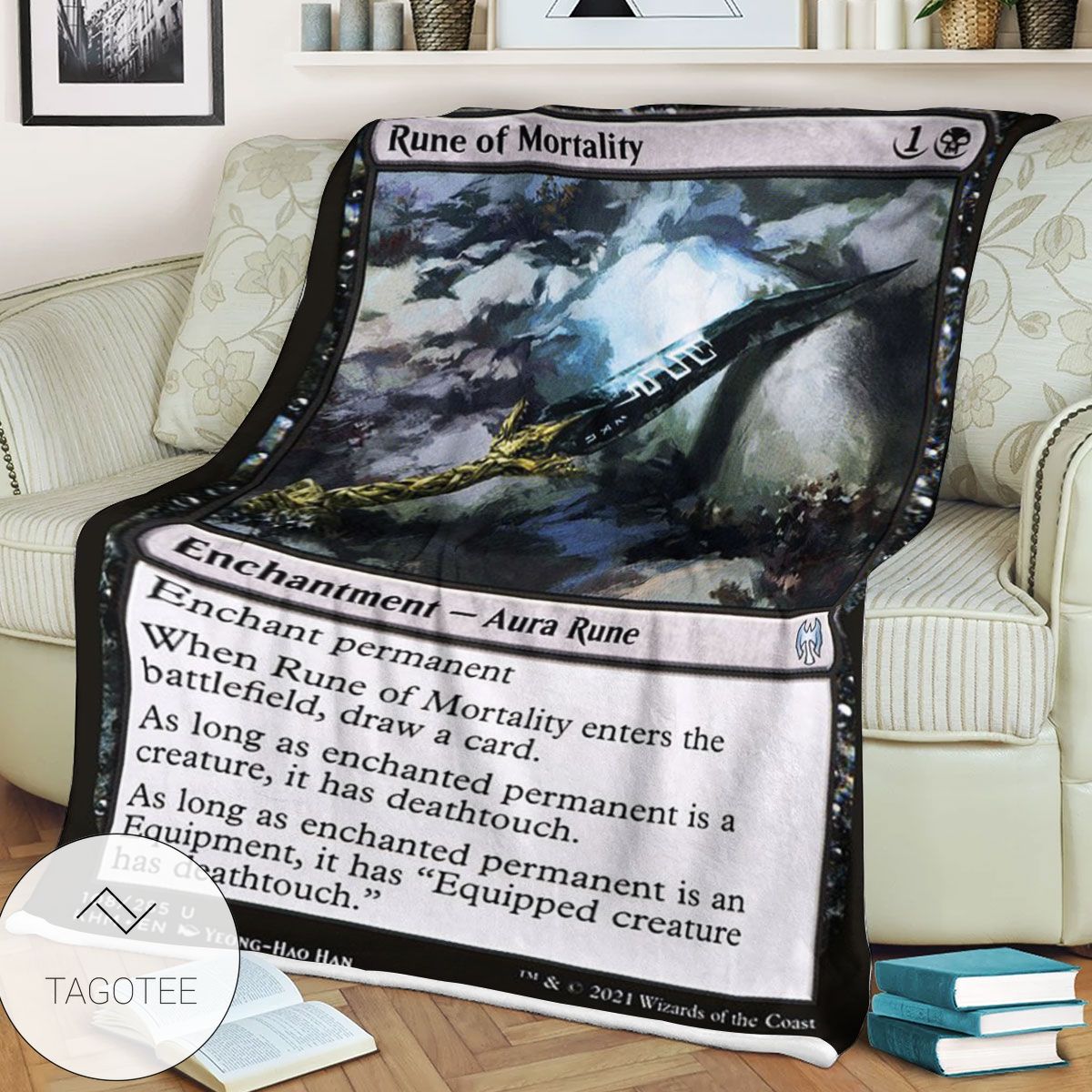 Khm 108 Rune Of Mortality Mtg Game Magic The Gathering Blanket Khm 108 Rune Of Mortality Mtg Game Magic The Gathering Blanket