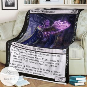 Khm 110 Skemfar Shadowsage Mtg Game Magic The Gathering Blanket