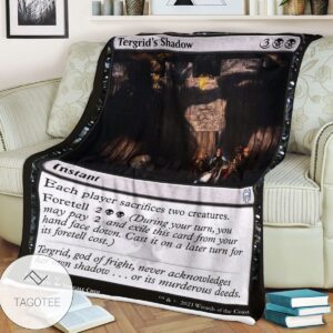 Khm 113 Tergrid S Shadow Mtg Game Magic The Gathering Blanket
