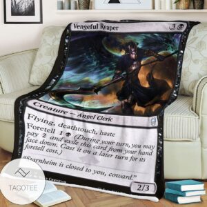 Khm 116 Vengeful Reaper Mtg Game Magic The Gathering Blanket