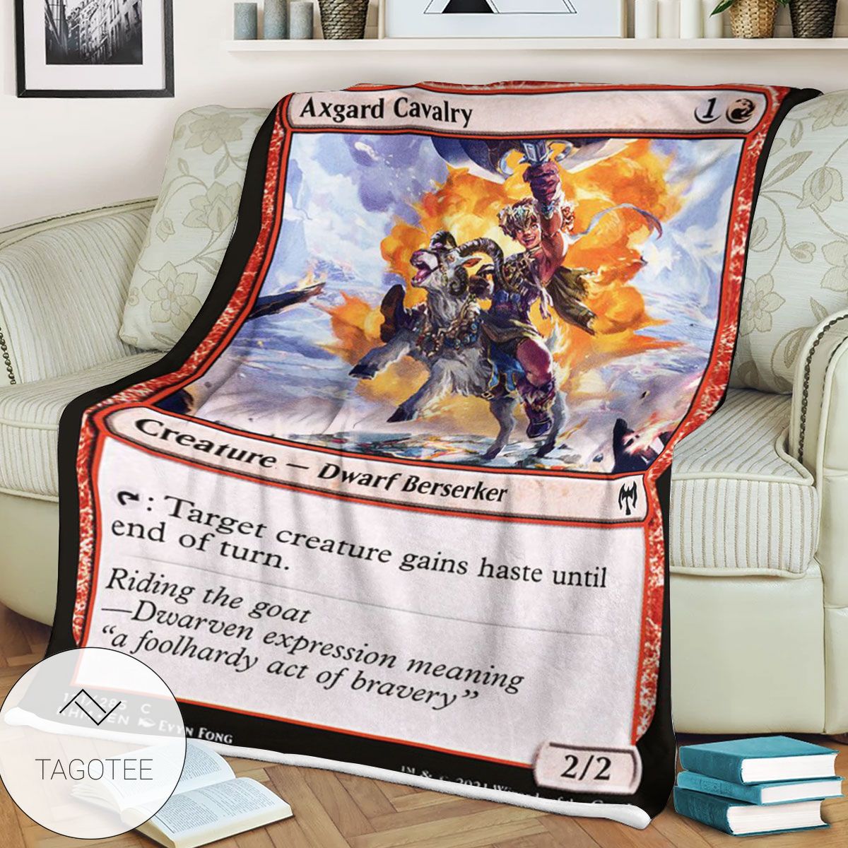 Khm 121 Axgard Cavalry Mtg Game Magic The Gathering Blanket Khm 121 Axgard Cavalry Mtg Game Magic The Gathering Blanket