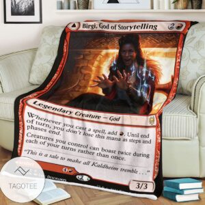 Khm 123 Birgi God Of Storytelling Mtg Game Magic The Gathering Blanket