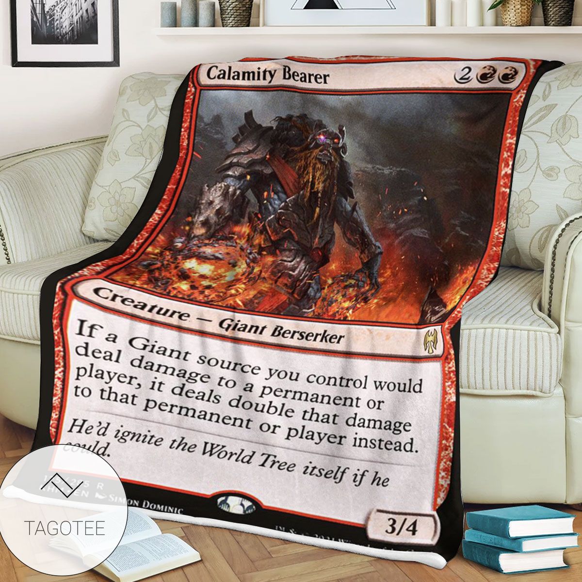 Khm 125 Calamity Bearer Mtg Game Magic The Gathering Blanket Khm 125 Calamity Bearer Mtg Game Magic The Gathering Blanket