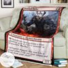 Khm 137 Frenzied Raider Mtg Game Magic The Gathering Blanket