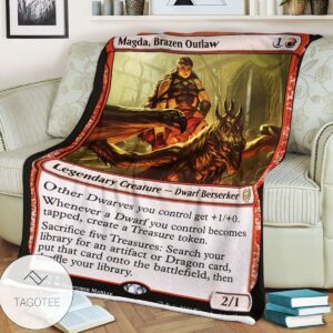Khm 142 Magda Brazen Outlaw Mtg Game Magic The Gathering Blanket