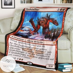 Khm 145 Quakebringer Mtg Game Magic The Gathering Blanket