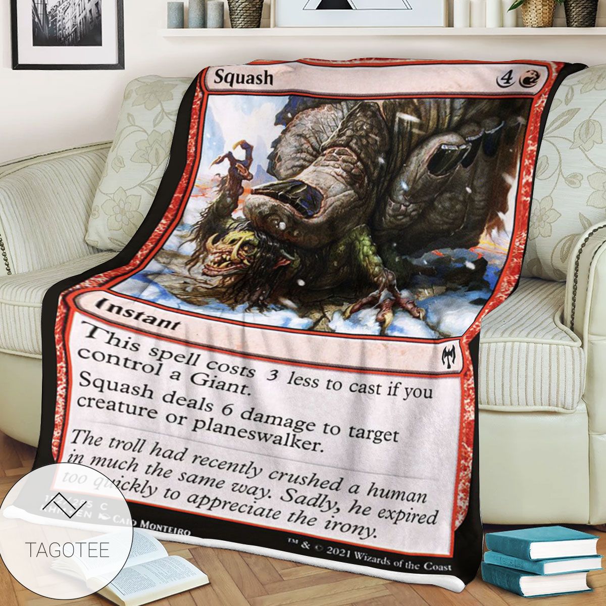 Khm 152 Squash Mtg Game Magic The Gathering Blanket Khm 152 Squash Mtg Game Magic The Gathering Blanket